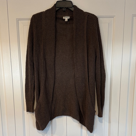 Market & Spruce Chocolate Cardigan - Picture 3 of 8